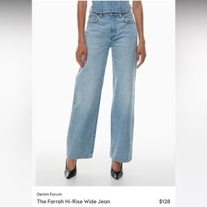 Farrah Hi-Rise Wide Jean Aritzia